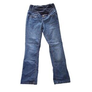 Planet Motherhood Maternity Blue Jeans Size M Casual Baby Shower Mother's Day